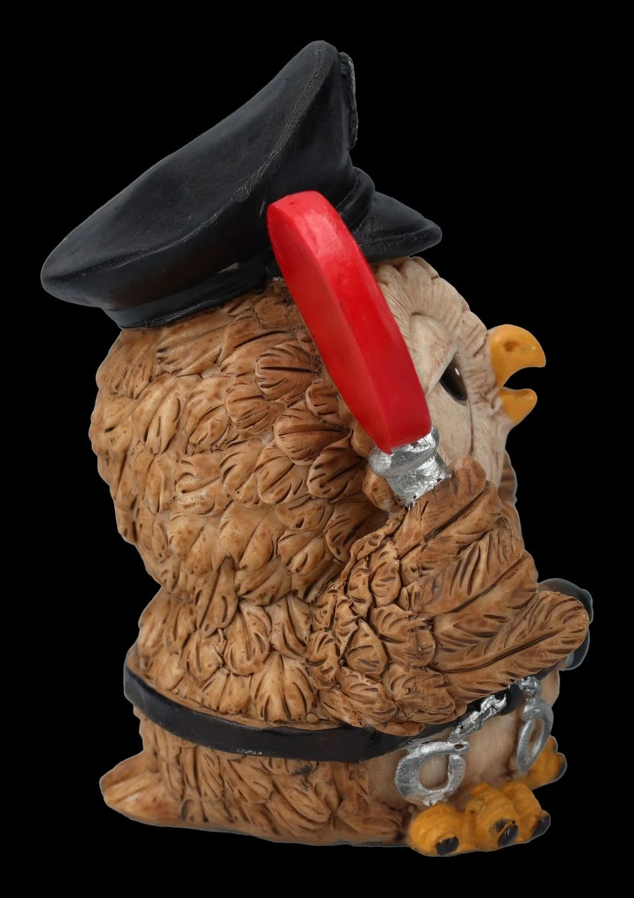 Lustige Eulen Figur - Polizist 8 Lustige Eulen Figur - Polizist – Bild 6