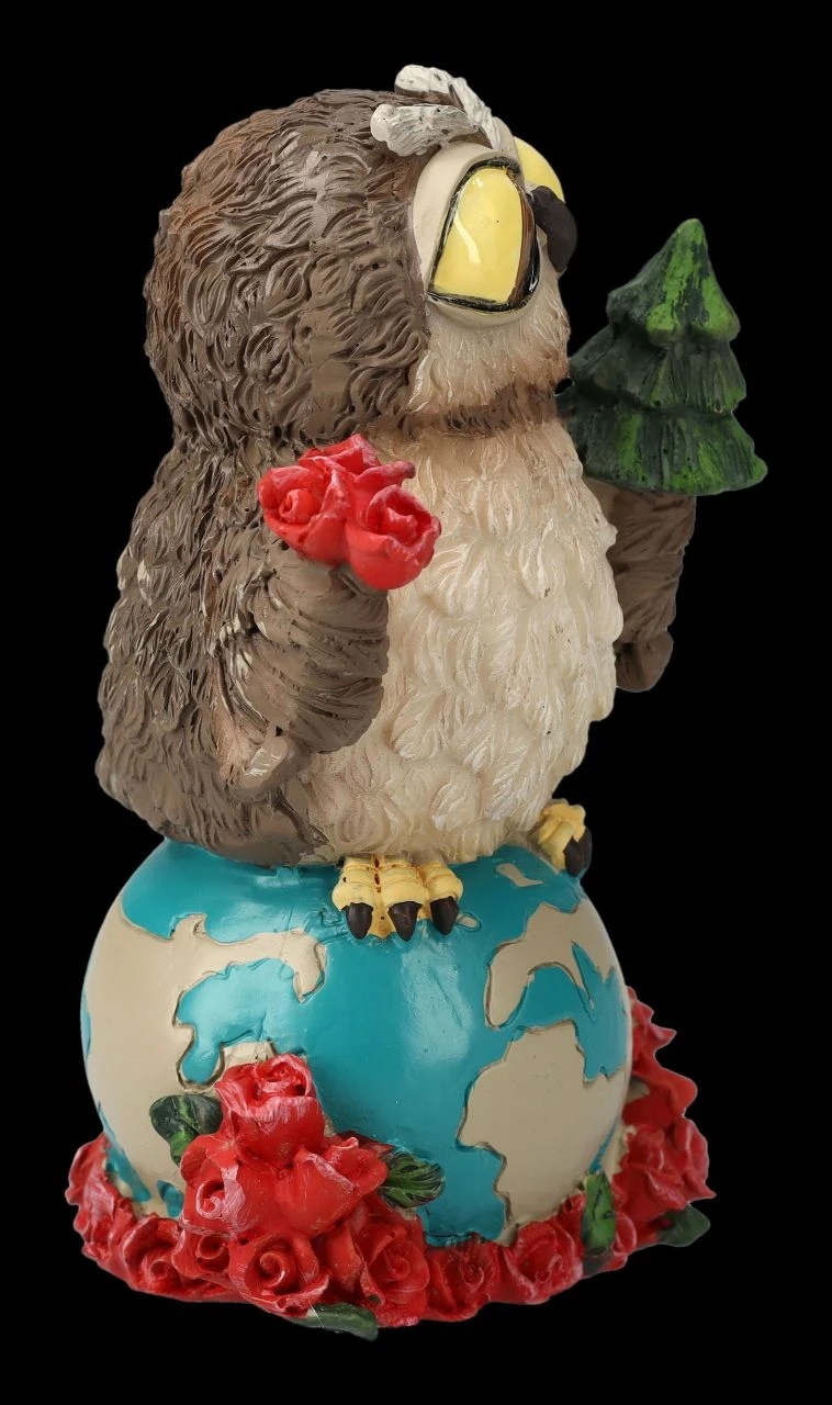 Lustige Eulen Figur - Element Erde 8 Lustige Eulen Figur - Element Erde – Bild 6