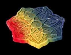 Räucherhalter - Meditation Regenbogenfarben -Figurenmodell Geschäft 2D FS24265 Raucherhalter Meditation regenbogenfarben 5 1280x1280