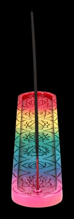 Räucherhalter - Chakra Regenbogenfarben -Figurenmodell Geschäft 2D FS24266 R ucherhalter Chakra regenbogenfarben 4 1280x1280