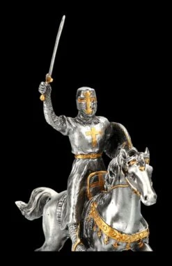 Zinn Figur - Ritter Mit Pferd Und Schwert -Figurenmodell Geschäft 2D FS24352 Zinn Figur Ritter mit Pferd und Schwert 7 1280x1280