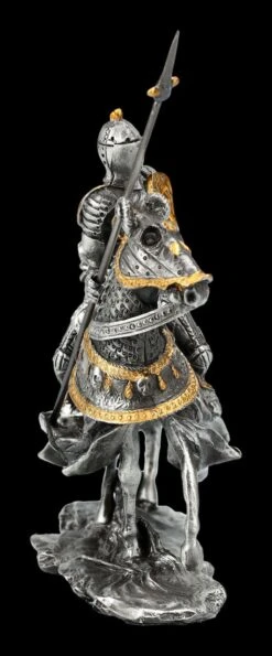 Zinn Figur - Ritter Mit Pferd Und Erhobener Lanze -Figurenmodell Geschäft 2D FS24353 Zinn Figur Ritter mit Pferd und erhobener Lanze 5 1280x1280