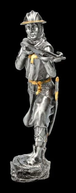 Zinn Figur - Kreuzritter Mit Armbrust -Figurenmodell Geschäft 2D FS24357 Zinn Figur Kreuzritter mit Armbrust 2 1280x1280