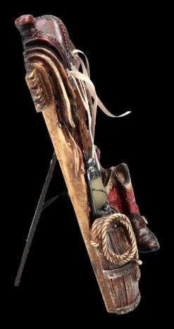 Bilderrahmen Western Mit Sattel Und Stiefel -Figurenmodell Geschäft 2D FS24379 Bilderrahmen Western mit Sattel un Stiefel 5 1280x1280