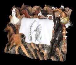 Bilderrahmen Western Mit Pferden -Figurenmodell Geschäft 2D FS24386 Bilderrahmen Western mit Pferden 7 1280x1280