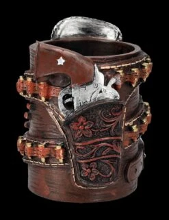 Stiftebecher Western - Cowboy Gürtel -Figurenmodell Geschäft 2D FS24388 Stiftebecher Western Cowboy Gurtel 5 1280x1280