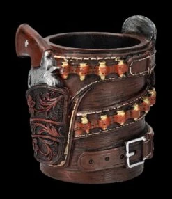 Stiftebecher Western - Cowboy Gürtel -Figurenmodell Geschäft 2D FS24388 Stiftebecher Western Cowboy Gurtel 6 1280x1280