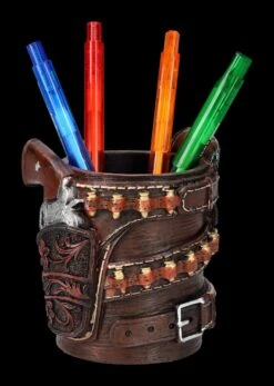 Stiftebecher Western - Cowboy Gürtel -Figurenmodell Geschäft 2D FS24388 Stiftebecher Western Cowboy Gurtel 8 1280x1280