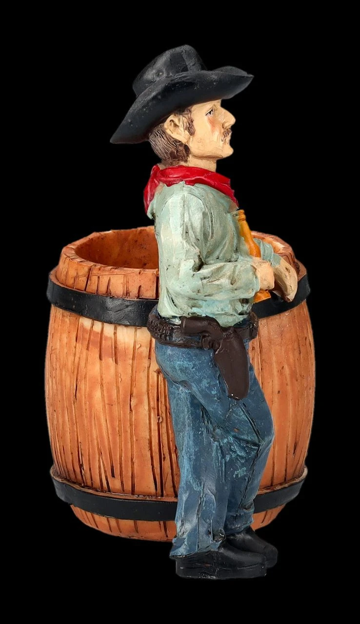 Stiftebecher Western Mit Cowboy Figur 7 Stiftebecher Western Mit Cowboy Figur – Bild 5