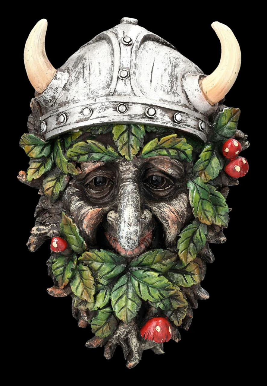 Wandrelief Greenman - Pan Enorki 3 Wandrelief Greenman - Pan Enorki