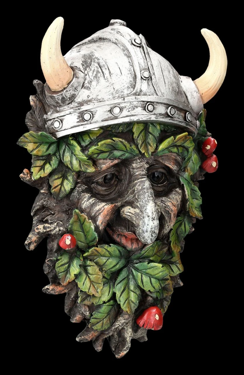 Wandrelief Greenman - Pan Enorki 4 Wandrelief Greenman - Pan Enorki – Bild 2