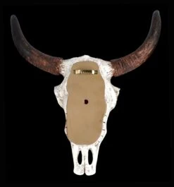 Wanddeko - Totenkopf Kuh Mit Indianer Relief -Figurenmodell Geschäft 2D FS24434 Wanddeko Totenkopf Kuh mit Indianer Relief 10 1280x1280