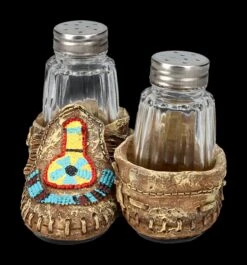 Salz Und Pfefferstreuer - Indianische Mokassins -Figurenmodell Geschäft 2D FS24435 Salz und Pfefferstreuer Indianische Mokassins 2 1280x1280