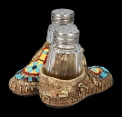 Salz Und Pfefferstreuer - Indianische Mokassins -Figurenmodell Geschäft 2D FS24435 Salz und Pfefferstreuer Indianische Mokassins 7 1280x1280