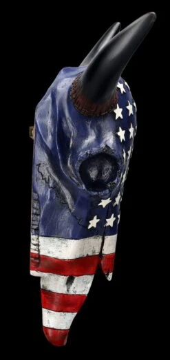 Wanddeko - Totenkopf Rind US Flagge 13 Wanddeko - Totenkopf Rind US Flagge -Figurenmodell Geschäft 2D FS24440 Wanddeko Totenkopf Rind US Flagge 9 1280x1280