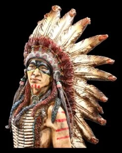 Indianer Figur - Häuptling Mit Pferd XXL -Figurenmodell Geschäft 2D FS24443 Indianer Figur H uptling mit Pferd XXL 10 1280x1280