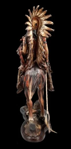 Indianer Figur - Häuptling Mit Pferd XXL -Figurenmodell Geschäft 2D FS24443 Indianer Figur H uptling mit Pferd XXL 5 1280x1280