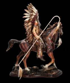 Indianer Figur - Häuptling Mit Pferd XXL -Figurenmodell Geschäft 2D FS24443 Indianer Figur H uptling mit Pferd XXL 6 1280x1280