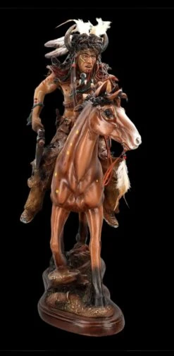Indianer Figur Mit Pferd XXL -Figurenmodell Geschäft 2D FS24444 Indianer Figur mit Pferd XXL 10 1280x1280