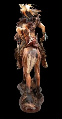 Indianer Figur Mit Pferd XXL -Figurenmodell Geschäft 2D FS24444 Indianer Figur mit Pferd XXL 6 1280x1280
