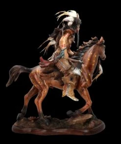 Indianer Figur Mit Pferd XXL -Figurenmodell Geschäft 2D FS24444 Indianer Figur mit Pferd XXL 8 1280x1280