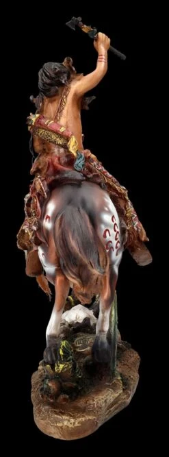 Indianer Figur - Reitend Mit Tomahawk Groß 14 Indianer Figur - Reitend Mit Tomahawk Groß -Figurenmodell Geschäft 2D FS24445 Indianer Figur Reitend mit Tomahawk gross 2 1280x1280