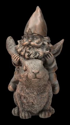 Gartenzwerg Figur Reitet Auf Hase -Figurenmodell Geschäft 2D FS24447 Gartenzwerg Figur reitet auf Hase 7 1280x1280