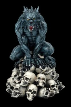 Werwolf Figur Auf Totenkopf Berg - Moon Shadow -Figurenmodell Geschäft 2D FS24472 Werwolf Figur auf Totenkopf Berg Moon Shadow 2 1280x1280