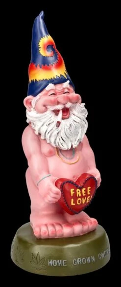 Gartenzwerg Figur - Hippie Gnom Free Love -Figurenmodell Geschäft 2D FS24474 GArtenzwerg Figur Hipple Gnom Free Love 8 1280x1280