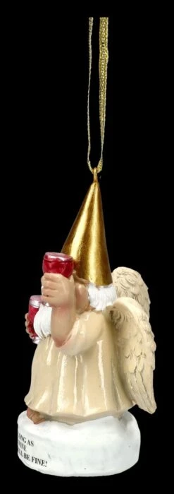 Christbaumschmuck - Gartenzwerg Engel Mit Wein 13 Christbaumschmuck - Gartenzwerg Engel Mit Wein -Figurenmodell Geschäft 2D FS24482 Christbaumschmuck Gartenzwerg Engel mit Wein 2 1280x1280