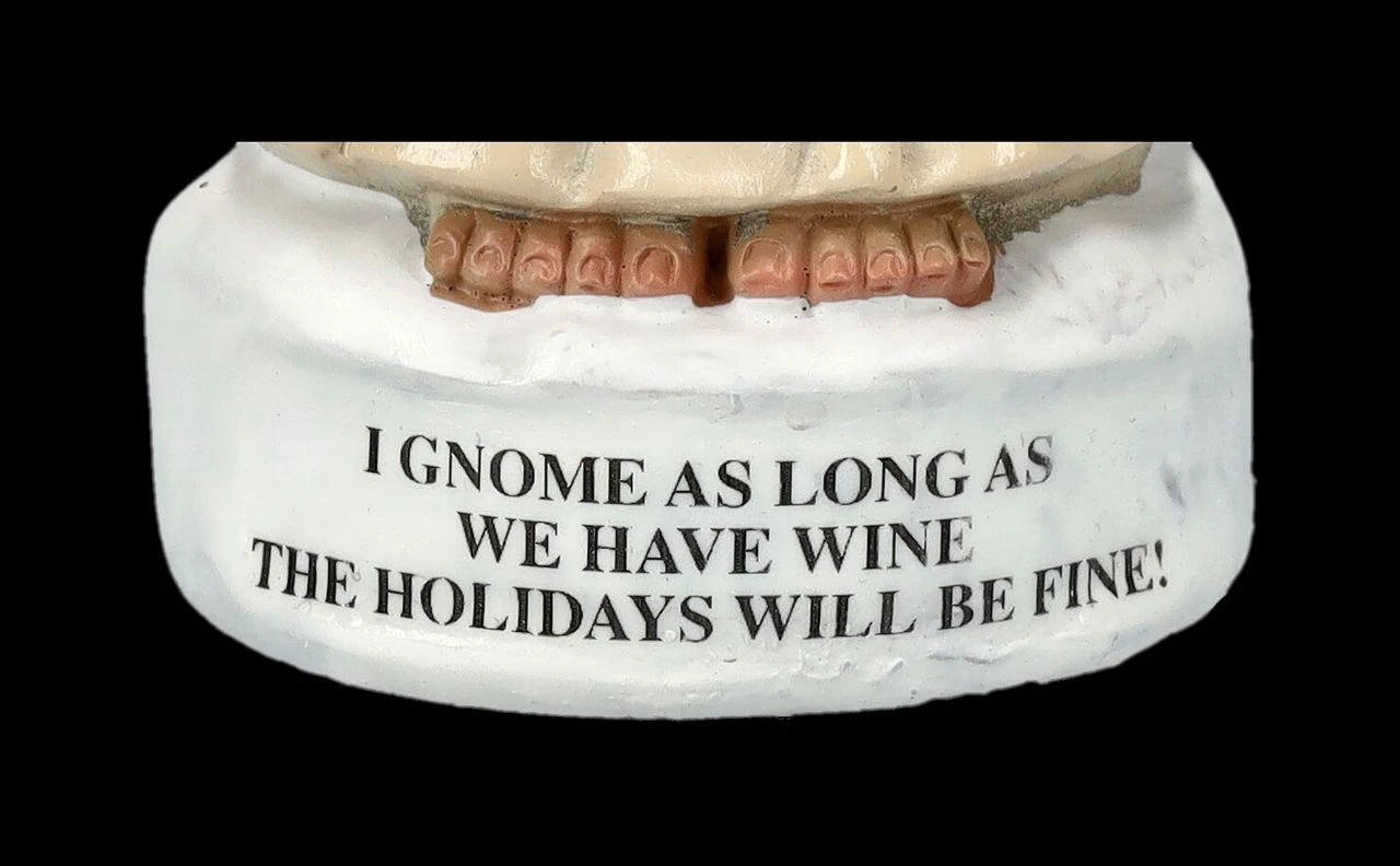 Christbaumschmuck - Gartenzwerg Engel Mit Wein 10 Christbaumschmuck - Gartenzwerg Engel Mit Wein – Bild 8