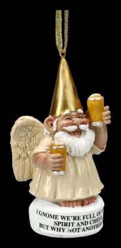 Christbaumschmuck - Gartenzwerg Engel Prost -Figurenmodell Geschäft 2D FS24484 Christbaumschmuck Gartenzwerg ENgel Prost 6 1280x1280