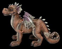 Drachen Figur Orange Mit Schale