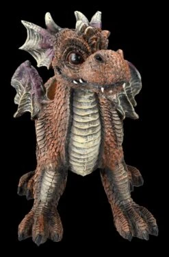 Drachen Figur Orange Mit Schale -Figurenmodell Geschäft 2D FS24509 Drachen Figur Orange mit Schale 5 1280x1280