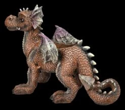 Drachen Figur Orange Mit Schale -Figurenmodell Geschäft 2D FS24509 Drachen Figur Orange mit Schale 7 1280x1280
