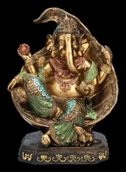 Ganesha Figur Auf Thron