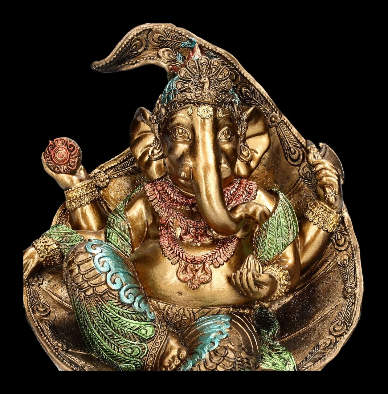 Ganesha Figur Auf Thron 9 Ganesha Figur Auf Thron – Bild 7