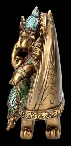 Ganesha Figur Auf Pfauen Thron -Figurenmodell Geschäft 2D FS24534 Ganesha Figur auf Pfauen Thron 2 1280x1280