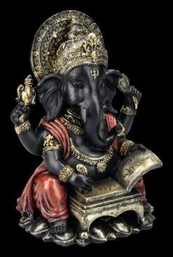 Ganesha Figur Schreibt In Buch -Figurenmodell Geschäft 2D FS24538 Ganesha Figur schreibt Buch 5 1280x1280