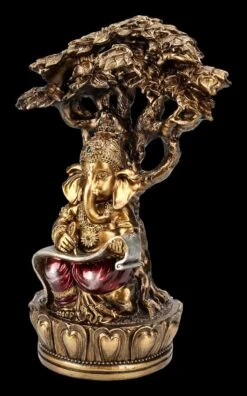 Ganesha Figur Mit Schriftrolle Unterm Baum 11 Ganesha Figur Mit Schriftrolle Unterm Baum -Figurenmodell Geschäft 2D FS24539 Ganesha Figur mit Schriftrolle unter Baum 6 1280x1280