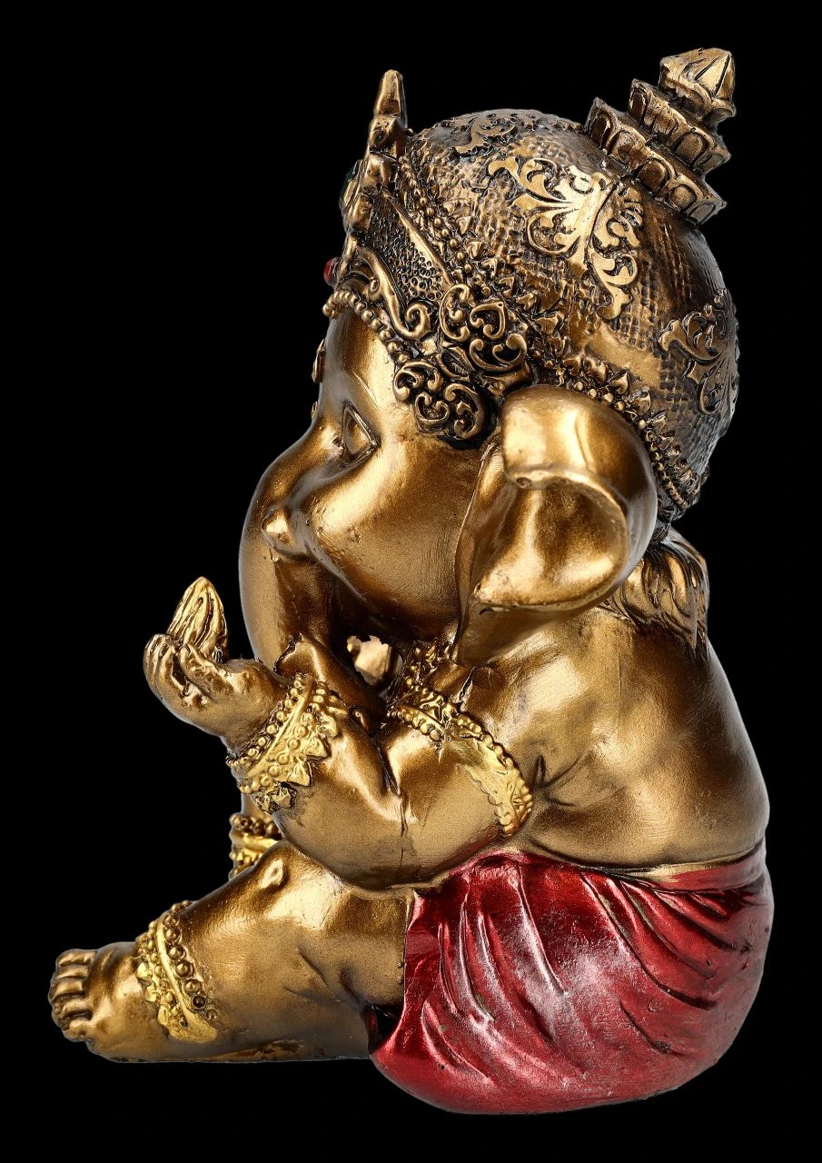 Ganesha Figur Klein Sitzend 6 Ganesha Figur Klein Sitzend – Bild 4