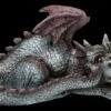 Drachen Figur Liegend Blau