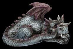 Drachen Figur Liegend Blau