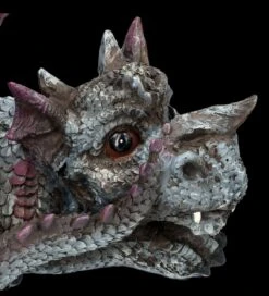 Drachen Figur Liegend Blau -Figurenmodell Geschäft 2D FS24547 Drachen Figur liegend blau 7 1280x1280