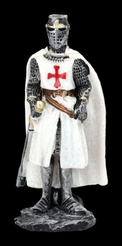 Ritterfiguren - Kreuzritter 12er Set Weiß 8 Cm -Figurenmodell Geschäft 2D FS24573 Ritterfiguren Kreuzritter 12er weiss 18 1280x1280