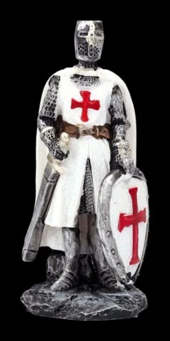 Ritterfiguren - Kreuzritter 12er Set Weiß 8 Cm -Figurenmodell Geschäft 2D FS24573 Ritterfiguren Kreuzritter 12er weiss 21 1280x1280