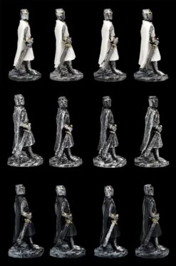 Ritterfiguren - Kreuzritter 12er Set Bunt 4,5 Cm -Figurenmodell Geschäft 2D FS24576 Ritterfiguren Kreuzritter 12 Set bunt 4 5 cm 1 rechts 1280x1280