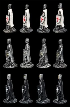 Ritterfiguren - Kreuzritter Mit Schild 12er Set Bunt 4,5 Cm -Figurenmodell Geschäft 2D FS24576 Ritterfiguren Kreuzritter 12 Set bunt 4 5 cm links 1280x1280