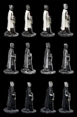 Ritterfiguren - Kreuzritter Mit Schild 12er Set Bunt 4,5 Cm -Figurenmodell Geschäft 2D FS24576 Ritterfiguren Kreuzritter 12 Set bunt 4 5 cm rechts 1280x1280