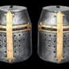 Spardose - Kreuzritterhelm 2er Set -Figurenmodell Geschäft 2D FS24579 Spardose Kreuzritter Helm 2er Set 8 1280x1280
